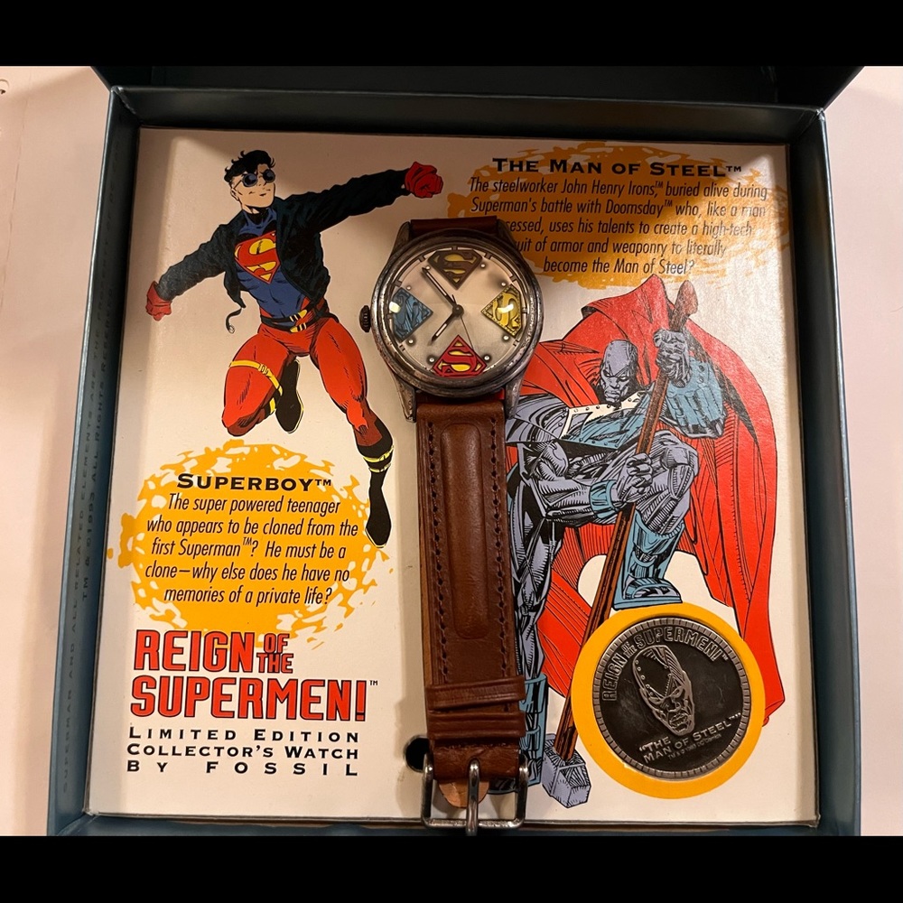 Fossil Superman watch limited edition